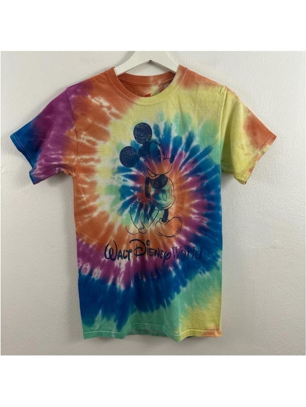 Walt Disney World Tie Dye Mickey T-Shirt Size S